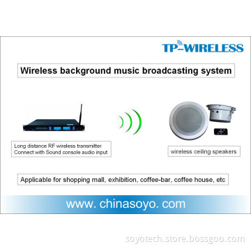 2.4GHz RF Hifi Wireless Ceiling Speaker for Background Music
